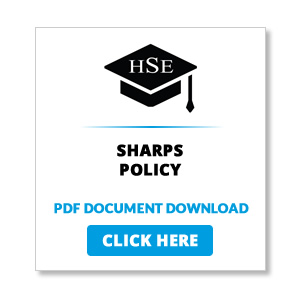 sharps policy